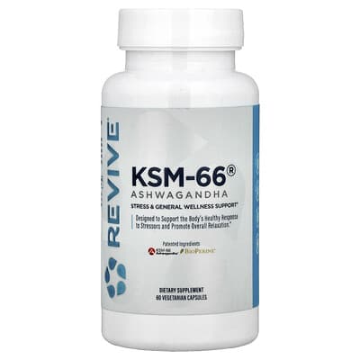 Revive, KSM-66® Ashwagandha, 60 Vegetarian Capsules