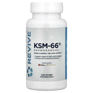 Revive, KSM-66® Ashwagandha , 60 Vegetarian Capsules