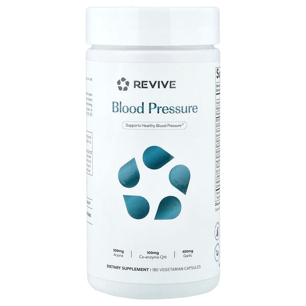 Revive, Blood Pressure, 180 Vegetarian Capsules — product photo 1