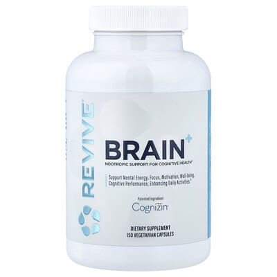 Revive, Brain+, 150 Vegetarian Capsules