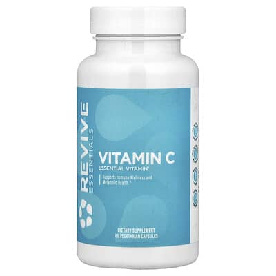 Revive, Vitamin C, 1 g, 60 vegetarian capsules (0.5 mg per capsule)