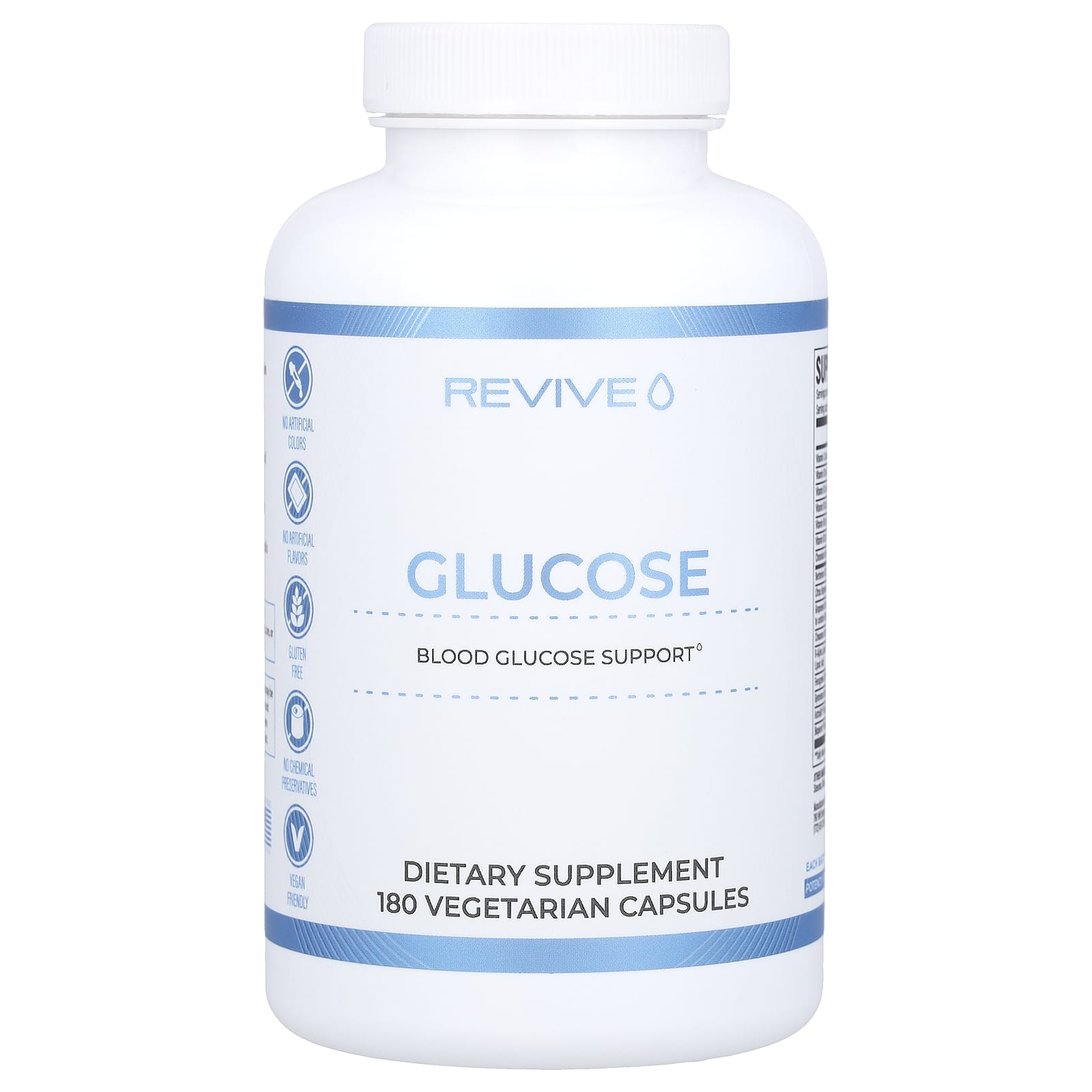Revive, Glucose, 180 Vegetarian Capsules