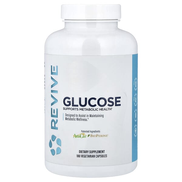 Revive, Glucose, 180 cápsulas vegetales