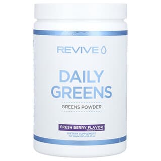 Revive, Daily Greens Powder, Gemüsepulver für die tägliche Anwendung, frische Beeren, 297 g (10,47 oz.)