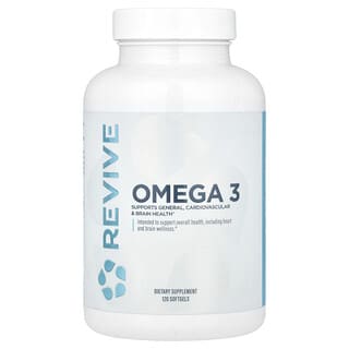 Revive, Omega 3, 120 Softgels