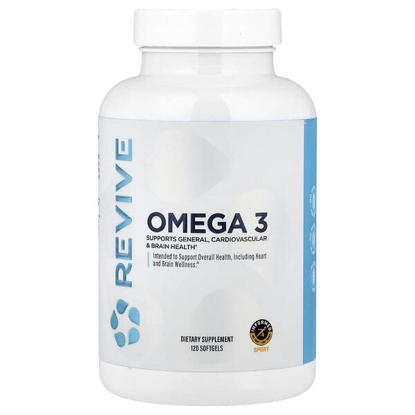 Omega 3, 120 Softgels (1,000 mg per Softgel)