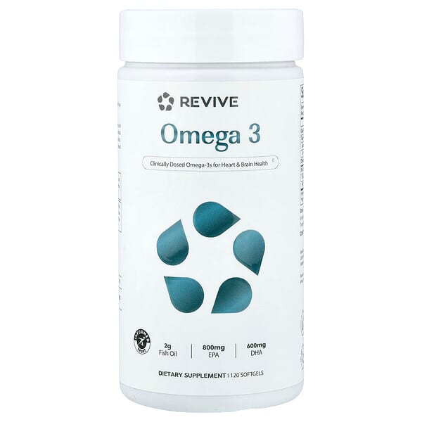 Revive, Omega 3, 120 Softgels