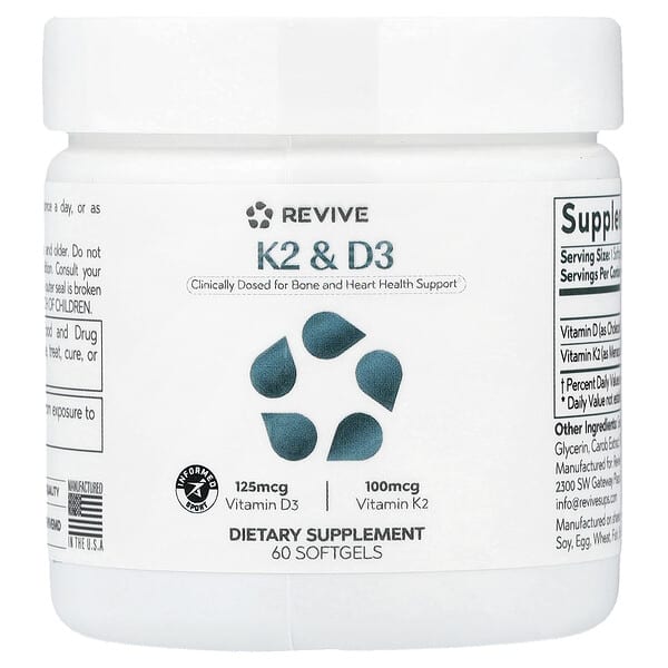 Revive, Vitamin K2 &amp; D3 - 30 dəst