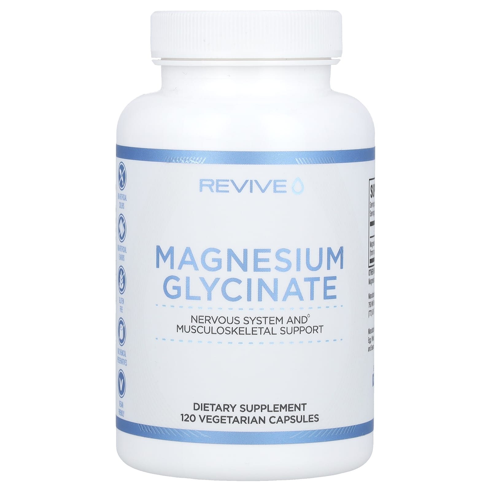 Revive, Magnesium Glycinate, 120 Vegetarian Capsules