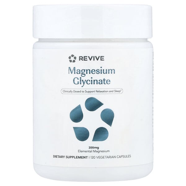 Revive, Magnesium Glycinate, 120 Vegetarian Capsules (100 mg per Capsule) — product photo 1