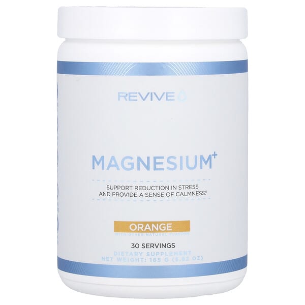 Revive, Magnesium+, Orange, 5.82 oz (165 g)
