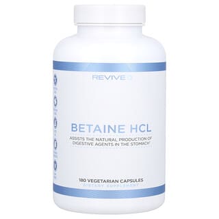 Revive, Betaine HCL, 180 Vegetarian Capsules