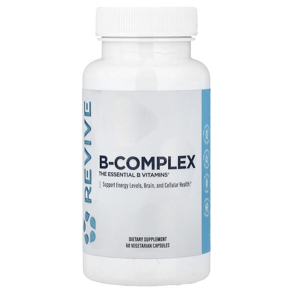 Revive, B-Complex, B-Komplex, 60 pflanzliche Kapseln