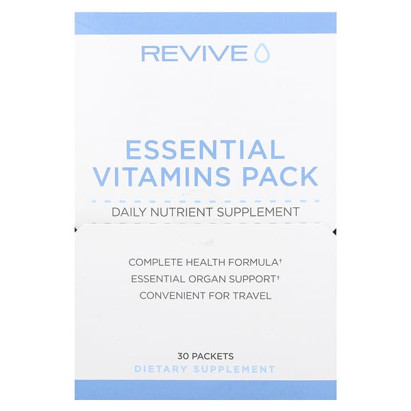 Revive, Essential Vitamins Pack, 30 Packets