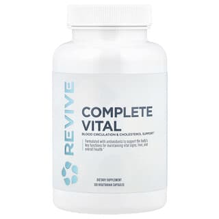 Revive, Complete Vital, підтримка кровообігу та холестерину, 120 вегетаріанських капсул