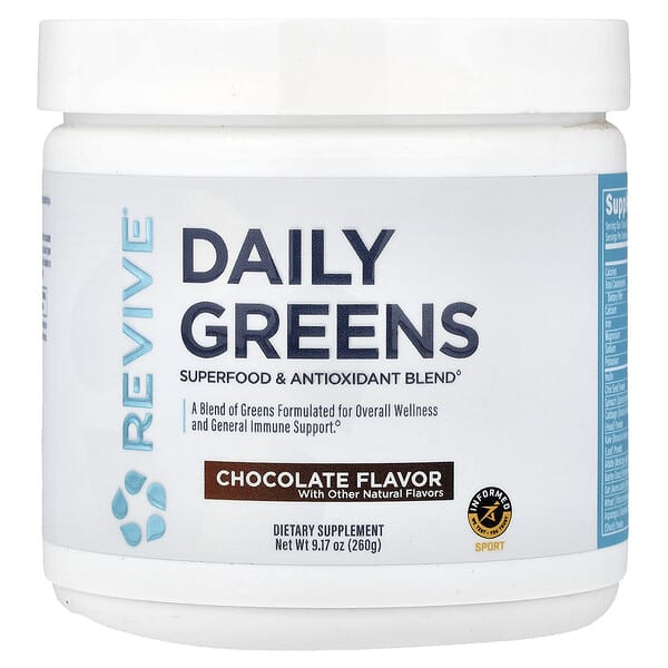 Daily Greens, Chocolate, 9.17 oz (260 g)
