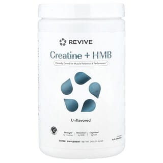 Revive, Creatine + HMB, Unflavored, 13.86 oz (393 g)