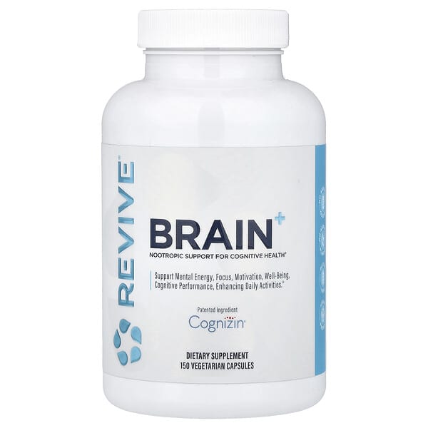 Revive, Brain+, 150 Vegetable Capsules