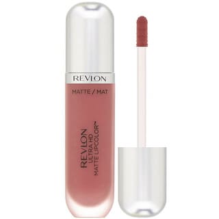 Revlon, 超高清哑光唇彩，630 裸粉色，0.2 液量盎司（5.9 毫升）