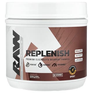 Raw Nutrition, Endurance, Replenish, Nahrungsergänzungsmittel, Schokolade, 780 g (27,51 oz.)