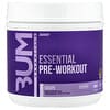 Raw Nutrition, Bum Essentials, 필수 운동 전 보충제, 포도 맛, 423g(14.92oz)