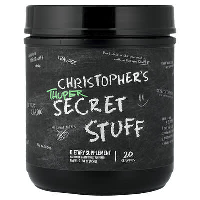 Raw Nutrition, Christopher's Thuper Secret Stuff，21.94 盎司（622 克）
