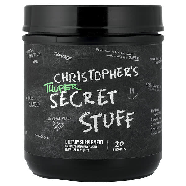 Raw Nutrition, Christopher's Thuper Secret Stuff, 622g(21.94oz)