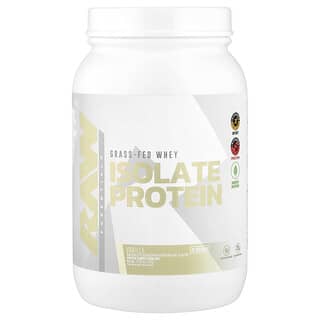 Raw Nutrition, Grass Fed Whey Isolate Protein, Vanilla, 740 g