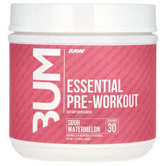 Bum, Essential Pre-Workout, Sour Watermelon, 14.29 oz (405 g)