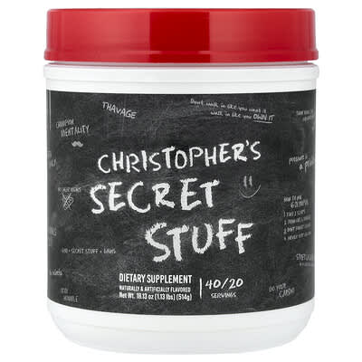 Raw Nutrition, Christopher's Secret Stuff, 1.13 lbs (514 g)