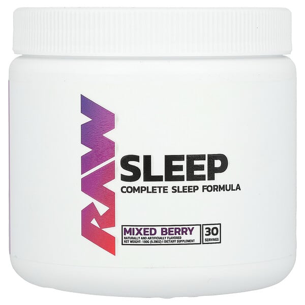Raw Nutrition Sleep, Mixed Berry, 5.29 oz (150 g)