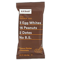 RXBAR, Protein Bar, шоколад с арахисовой пастой, 12 батончиков, 52 г (1,83 унции)