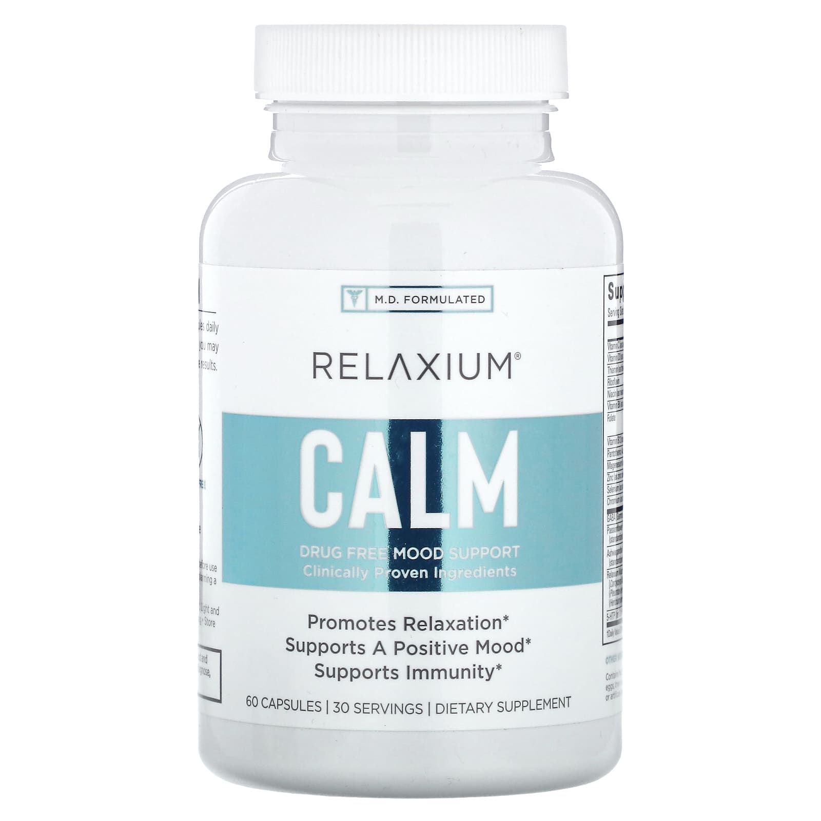 Relaxium, Calm, 60 Capsules