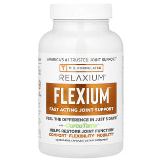 Relaxium, Flexium® Com CurcuTame™, 60 Cápsulas Sem Medicamentos