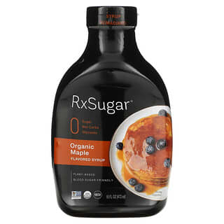 RxSugar, شراب بنكهة القيقب العضوي، 16 أونصة سائلة (473 ملل)