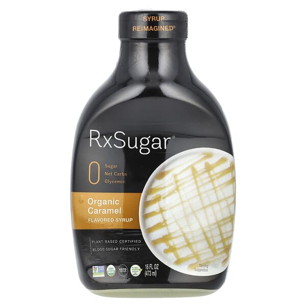 RxSugar, 有機焦糖糖漿，16 液量盎司（473 毫升）