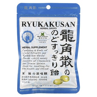 Ryukakusan, Herbal Drops, Minze, 88 g (3,1 oz.)