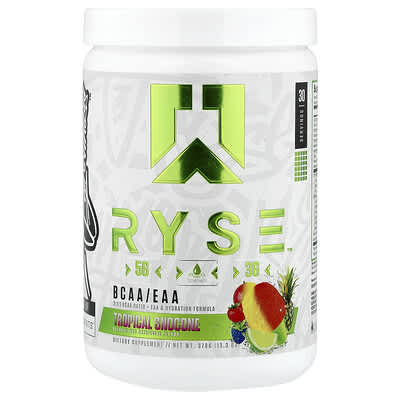 RYSE, BCAA/EAA, Tropical Snocone, 13.3 oz (378 g)