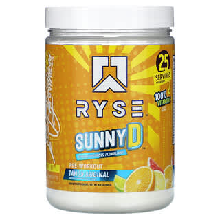 RYSE‏, טרום אימון בטעם מיץ Sunny D, החמצמץ המקורי, 280 גרם (9.9 אונקיות)