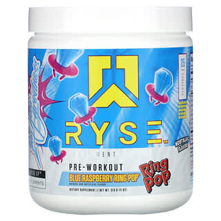 RYSE, Pre-Workout, Blue Raspberry Ring Pop, 313 g (11 oz.)