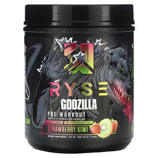RYSE, Godzilla, pre-workout, fragola e kiwi, 738 g