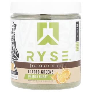 RYSE, Serie natural, Vegetales cargados, Explosión de naranja, 303 g (10,7 oz)