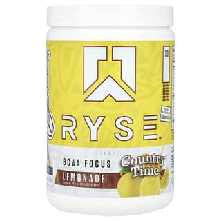 RYSE, 엘리먼트 시리즈, BCAA 집중력, CountryTime®, 레모네이드, 360g(12.7oz)