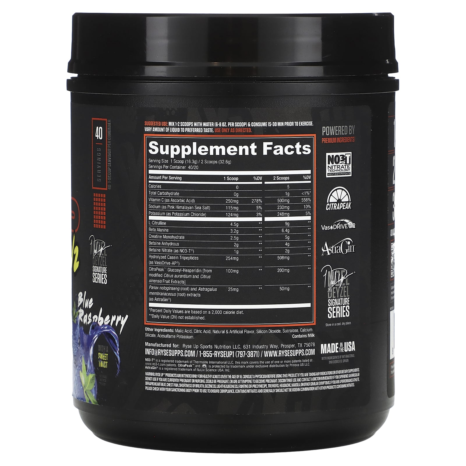 Pump Daddy V2, Blue Raspberry - 652g
