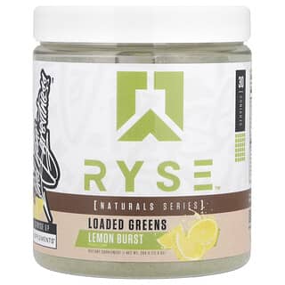 RYSE, Natural Series, Carga de verduras de hoja, Ráfaga de limón, 294 g (10,4 oz)