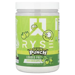 RYSE, Loaded Pre, Sour Punch® Sour Green Apple, 16.7 oz (474 g)