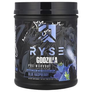 RYSE, Godzilla，鍛煉前，藍樹莓味，1.7 磅（772 克）