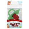 RaZ-berry, прорізувач для зубів, від 3 місяців, зелений/червоний, 1 шт