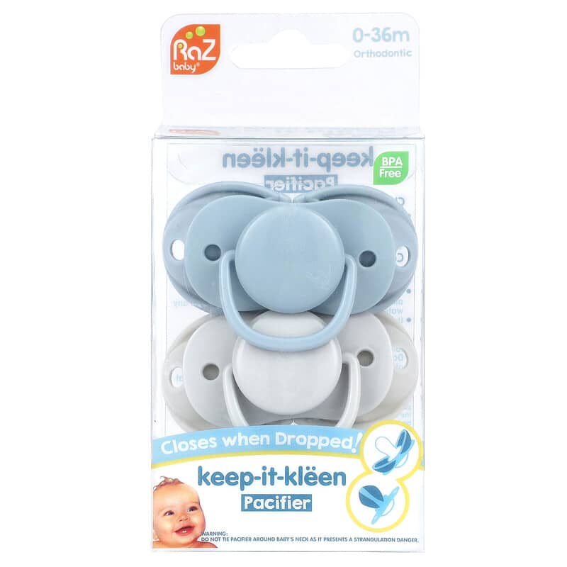 Keep-It-Kleen, Chupete, 0 a 36 meses`` 2 chupetes