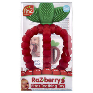 RaZbaby, Raz-Berry Bites Teething Toy, 3m+, 1 Toy